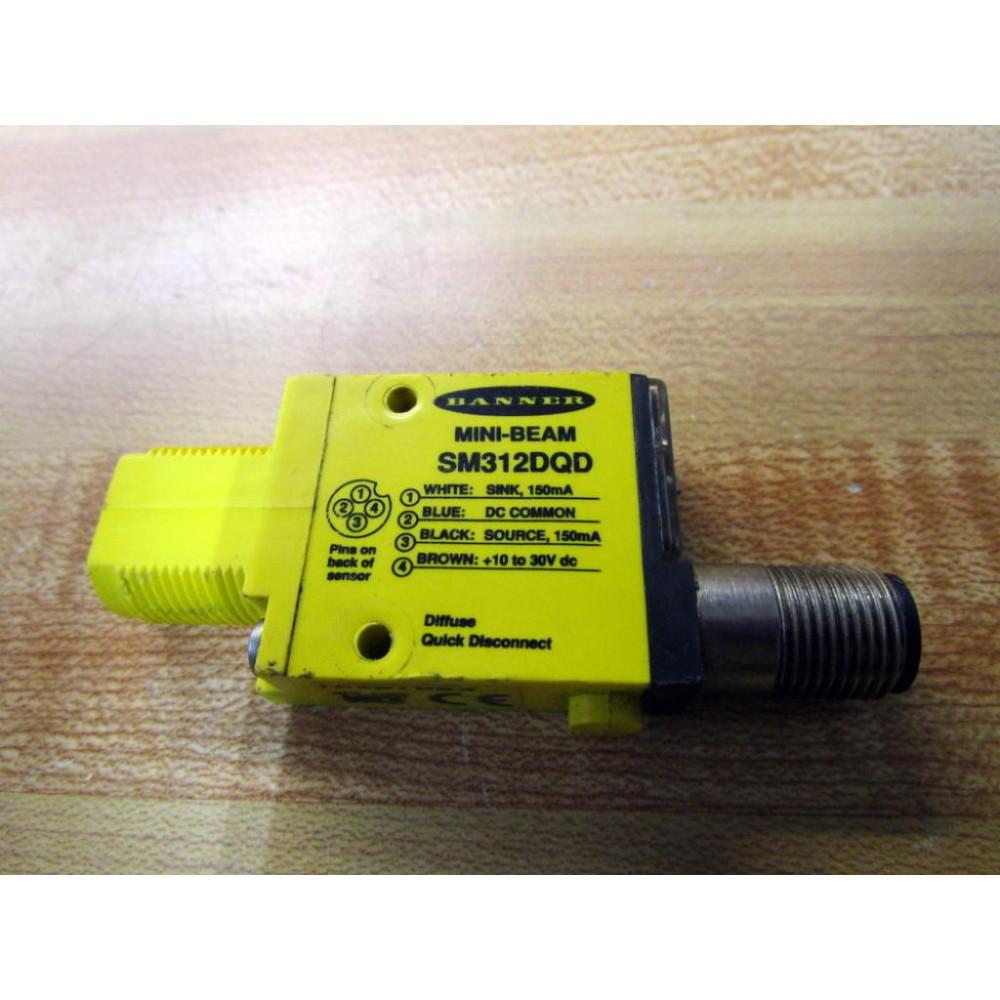 Banner SM312DQD Mini-Beam 26834 WO Hardware - Used