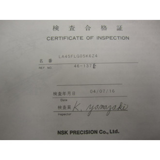 NSK LA45FLG05K6Z4 Parallel Gripper (Pack of 4)