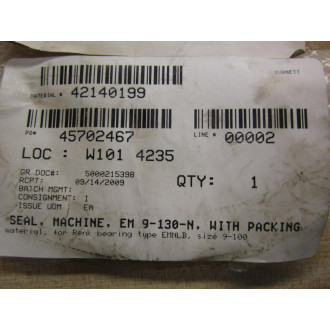 205051 Machine Seal EM 9-130-N - New No Box