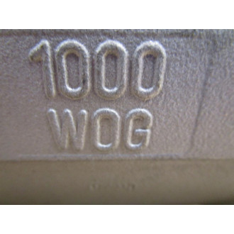 VNE 316 SS Valve 1000 WOG 3" Missing Cap - New No Box