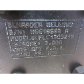 Schrader Bellows PLC130521S 3.000 Hydraulic Cylinder - New No Box