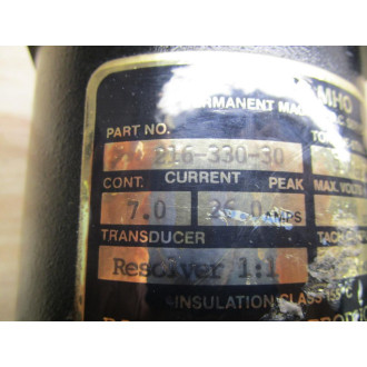 Baldor 216-330-30 D.C. Servo Motor - Used