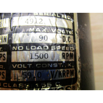 Danetics 557-676-92 Permanent Magnet D.C. Motor - Used