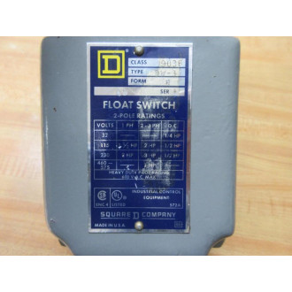 Square D 9036 DW-31 Float Switch 9036DW31 - Used