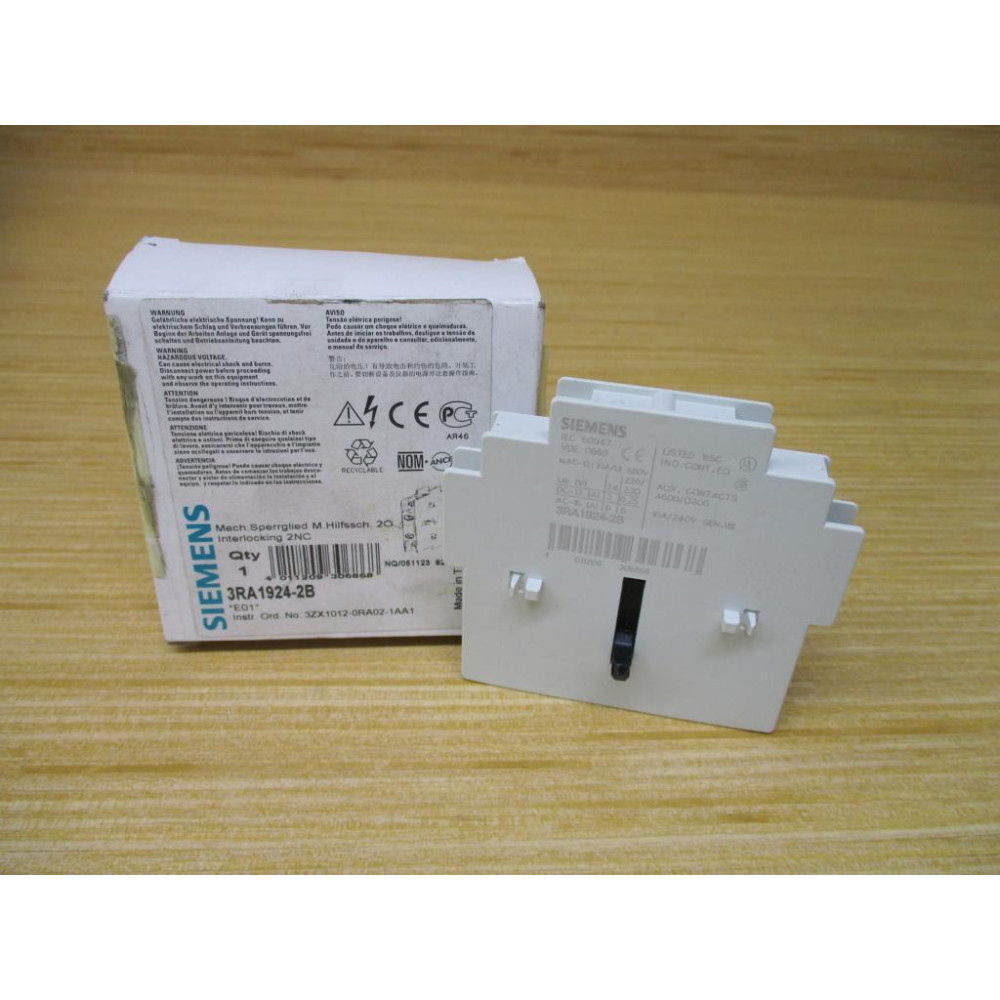 Siemens 3RA1924-2B Interlock 3RA19242B