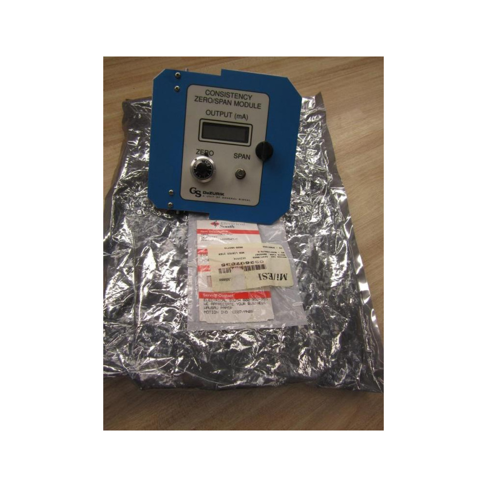 GS Dezurik 1222547C Consistency Zero Span Module 1222547C - Refurbished