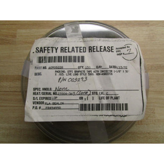 Chesterton 005293 Graphite Packing Tape 1-18" x 50'