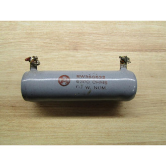 RW36G632 Resistor 6300 Ohms 60W - Used