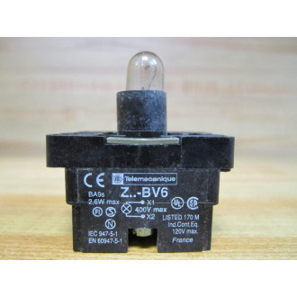 Telemecanique Z..-BV6 Light Module ZB2BV6 (Pack of 5) - New No Box
