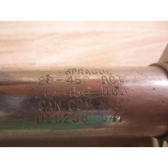 Sprague D18238-547 Capacitor 20-450DC - Used