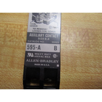 Allen Bradley 595-A Contact 595A Size 0-5Series C