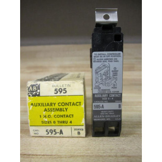 Allen Bradley 595-A Contact 595A Size 0-4Series B