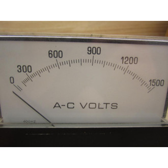 General Electric 50-251449PZZZ1 A-C Volts Meter 0-1500V - Used