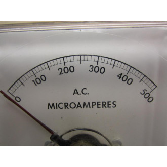 411-2797 A.C. Microamperes Meter 0-500 - New No Box