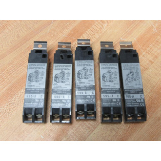 Allen Bradley 595-A Contact 595A Size 0-5Series C (Pack of 5) - Used