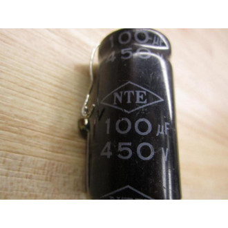 NTE 9627 Capacitor 100µF 450V UF - Used