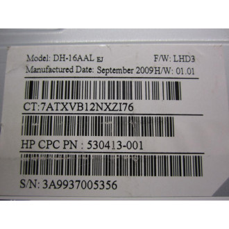 HP DH-16AAL DVDCD Rewritable Internal Drive - Used