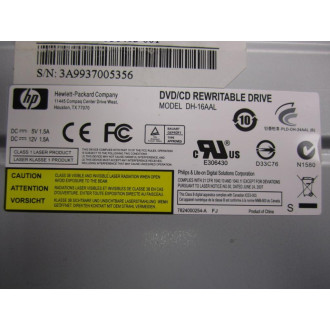 HP DH-16AAL DVDCD Rewritable Internal Drive - Used