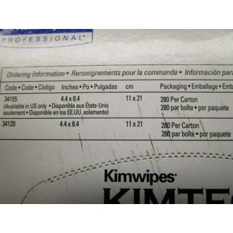 Kimberly-Clark 34155 Kim Wipes  0914-0026 (Pack of 2)