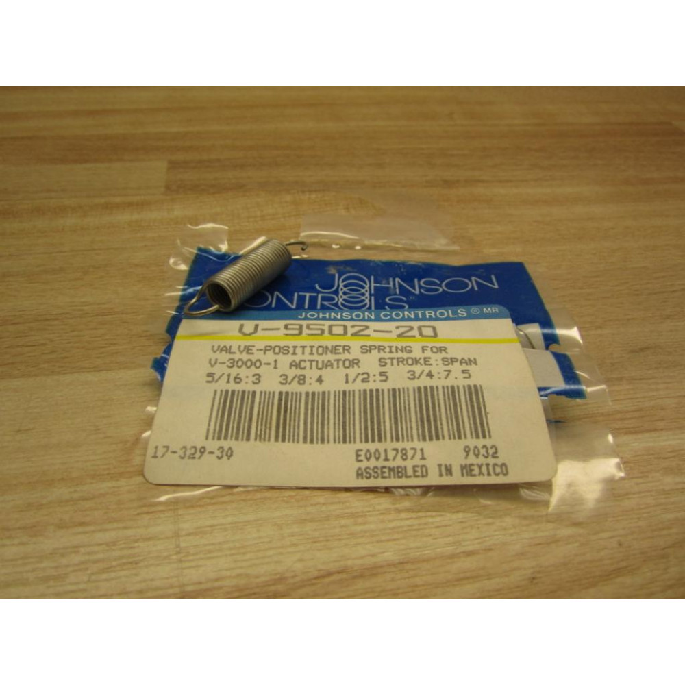 Johnson Controls V-9502-20 Spring