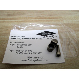 Chicago Pump 6002360-000 Comminutor Tooth Kit 6002360000