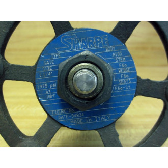 Sharpe GATE-34834 Rigid Wedge Gate Valve 1-14" - New No Box