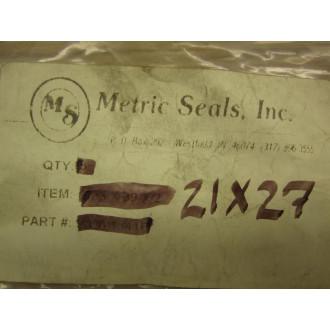 Metric Seals 21X27 Copper Ring (Pack of 8)