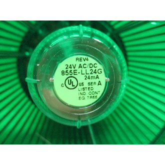Allen Bradley 855T-B24TL3 Stack Light 855TB24TL3 W 855E-LL24G