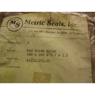 Metric Seals 2222.053.01 Rod Guide Rings (Pack of 2)