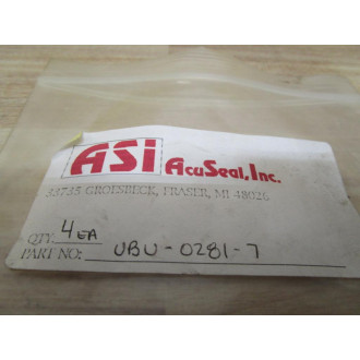 AcuSeal UBU-0281-7 Seal Kit UBU02817 (Pack of 4)