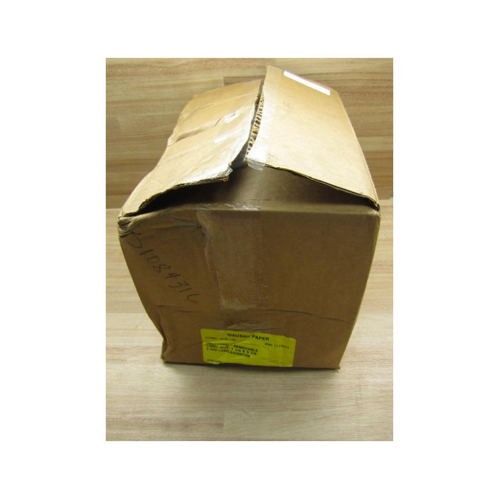 Wausau Paper ULR-76 Label Size: 7 14" X 4 78" Removable (Pack of 2500)