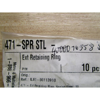 471-SPR STL Retaining Ring (Pack of 10)