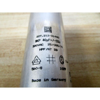 227.212-31440 Capacitor 320VAC MKP 40µF UF - Used