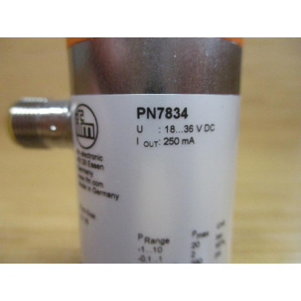 IFM Efector PN7834 Pressure Sensor PN-010-RBR18-QFRKGUSV