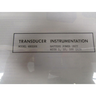 PCB 480D06 Manual - Used