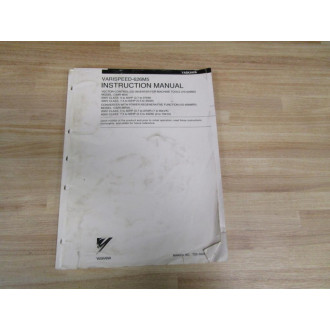 Yaskawa TOE-S626-7.2D Manual For Varispeed-626M5 - Used