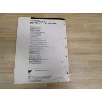 Yaskawa TOE-S626-7.2D Manual For Varispeed-626M5 - Used