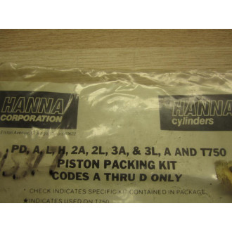 Hanna C-200 Piston Packing Kit 706-00047-023