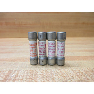 Gould Shawmut Ferraz Mersen TRM12 Tri-Onic Fuse (Pack of 4) - New No Box