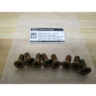 General Electric QN84P21010B13 Flat Head Screw (Pack of 8)