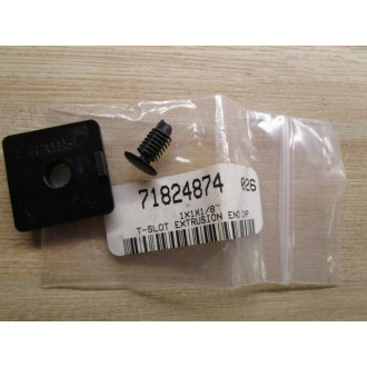 71824874 T-Slot Extrusion End Cap (Pack of 6)