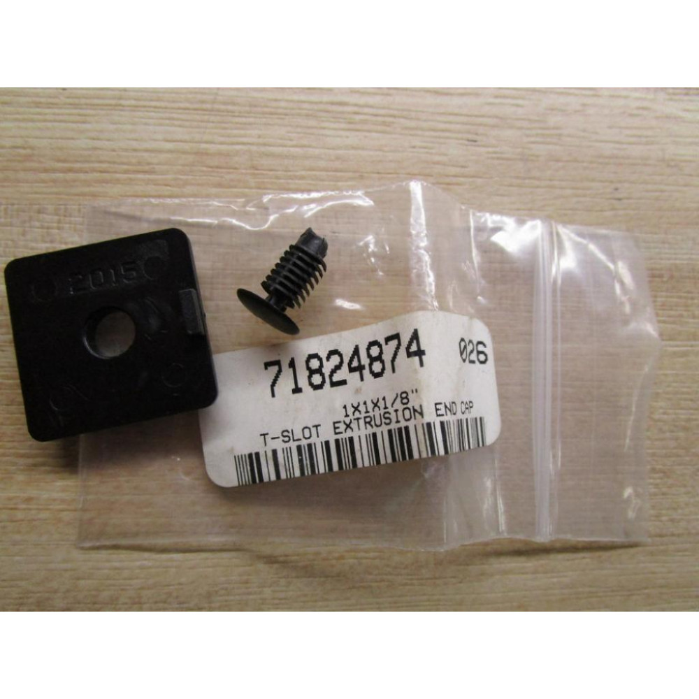71824874 T-Slot Extrusion End Cap (Pack of 6)