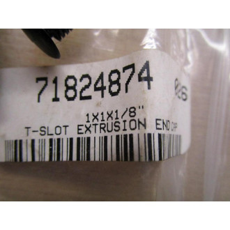 71824874 T-Slot Extrusion End Cap (Pack of 6)