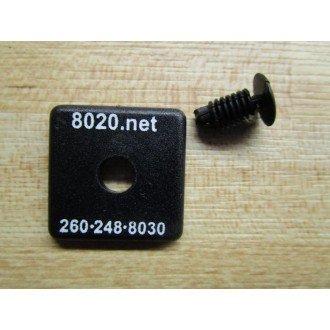 71824874 T-Slot Extrusion End Cap (Pack of 6)
