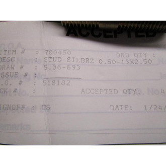 87-30-010 Bolt Stud, 700450 (Pack of 4)