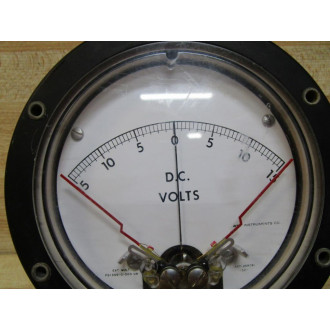 API Instuments 45-0013-3601 D.C. Volts Meter 0-15V - Used