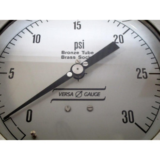 Versa Gauge 38492 Pressure Gauge 0-30PSI - Used