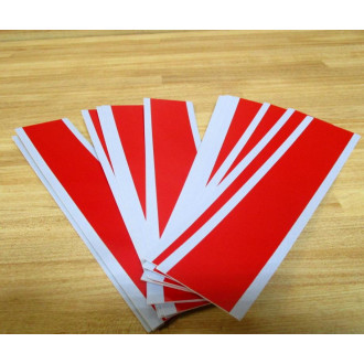 Stranco, INB-S-150 RED Sign Strip Card (Pack of 25)