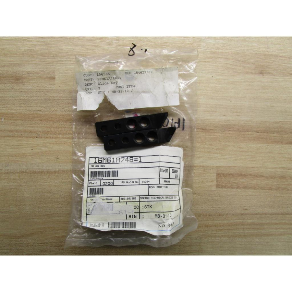 Makino Technical Services 16M61A748 Slide Key (Pack of 2)