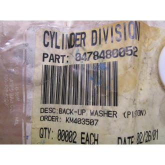 Cylinder Division 0478480052 Back-Up Washer (Piston) (Pack of 2)